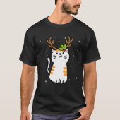 Reindedarkat Kerstmis Ugly met Kerstmis T-shirt (Voorkant)