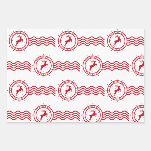 Reindedarkerst Inpakpapier Vel (Voorkant)