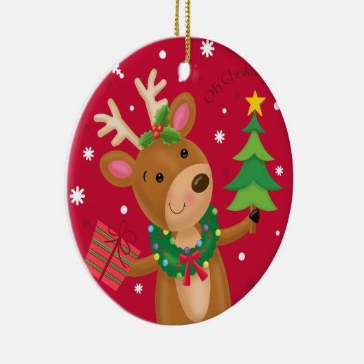 Reindedarklaar Keramisch Ornament (Rechts)