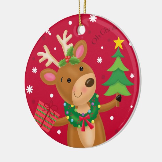 Reindedarklaar Keramisch Ornament (Links)