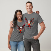 Reindedarkruiden kerstscrub bovenrubber handschoen t-shirt (Unisex)