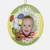 Reindedarlampjes Foto Ornament (Links)