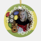 Reindedarlampjes  Foto Ornament (Voorkant)