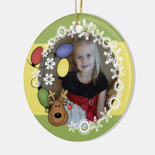 Reindedarlampjes  Foto Ornament (Links)