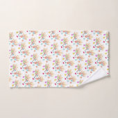 Reindedarm en ornaments Holiday Bathroom Towel Set Bad Handdoek (Handdoek)