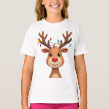 Reindedarm met kerstlampjes