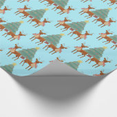 Reindedarm met Kerstmis Cadeaupapier (Hoek)