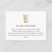 Reindedarm Neem een Kaart voor boekbehuizing mee Visitekaartje (Voorkant)