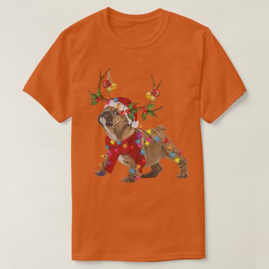 Reindedarmontluiers voor kerstmis t-shirt (Design voorkant)