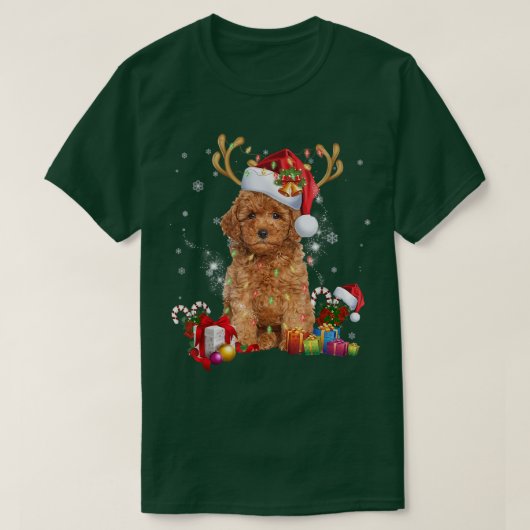 Reindedarmontluiers voor kerstmis t-shirt (Design voorkant)