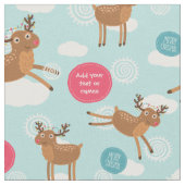 Reindedarmontsteking voor aangepaste kerstmis stof (Close Up)