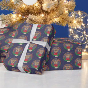 Reindedarmontwerk in het Uggele kerstkeukenpapier Cadeaupapier