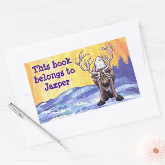 Reindedarserij Rechthoekige Sticker (Envelop)