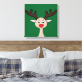 Reindedartekenfilm Canvas Afdruk (Insitu (Slaapkamer))