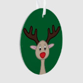 Reindedartekenfilm Ornament (voorkant)