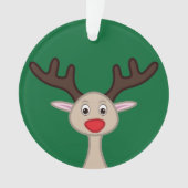 Reindedartekenfilm Ornament (voorkant)
