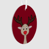 Reindedartekenfilm Ornament (voorkant)