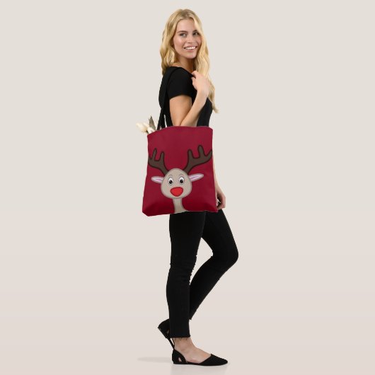 Reindedartekenfilm Tote Bag (Op model)