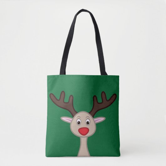 Reindedartekenfilm Tote Bag (Voorkant)