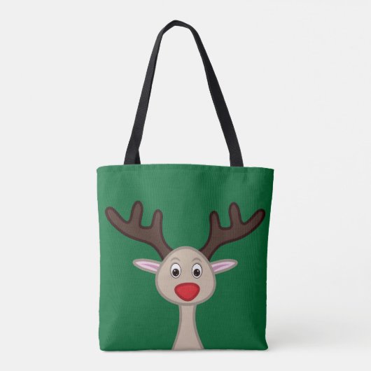 Reindedartekenfilm Tote Bag (Achterkant)