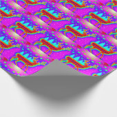 Reindeer 16-bits videogame Chrstmas omslagpapier Cadeaupapier (Hoek)