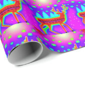 Reindeer 16-bits videogame Chrstmas omslagpapier Cadeaupapier (Rol Hoek)