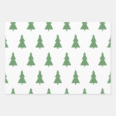 Reindeer And Trees Christmas Pattern Gift Wrapping Inpakpapier Vel (Voorkant 2)