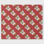 Reindeer Angel is het seizoen van de Vegan Cadeaupapier (Vlak)