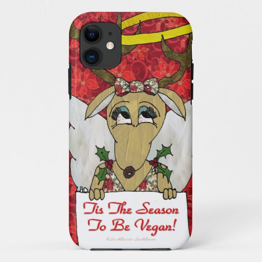 Reindeer Angel is het seizoen van de Vegan Case-Mate iPhone Case (Achterkant)