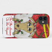 Reindeer Angel is het seizoen van de Vegan Case-Mate iPhone Case (Achterkant (horizontaal))