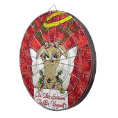 Reindeer Angel is het seizoen van de Vegan Dartbord (Voorkant Rechts)