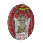 Reindeer Angel is het seizoen van de Vegan Dartbord (Voorkant Links)