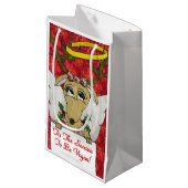 Reindeer Angel is het seizoen van de Vegan Klein Cadeauzakje (Voorkant Gekanteld)