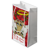 Reindeer Angel is het seizoen van de Vegan Klein Cadeauzakje (Achterkant Gekanteld)