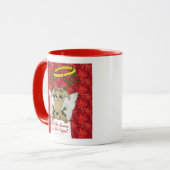 Reindeer Angel is het seizoen van de Vegan Mok (Voorkant links)