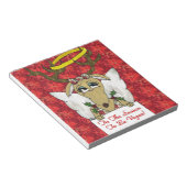 Reindeer Angel is het seizoen van de Vegan Notitieblok (Schuin)