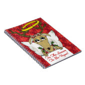 Reindeer Angel is het seizoen van de Vegan Notitieboek (Rechterzijde)