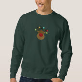 Reindeer Antler kerstversiering Sweatshirt (Voorkant)