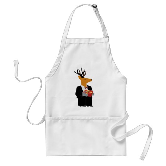 Reindeer Apron Standaard Schort (Voorkant)