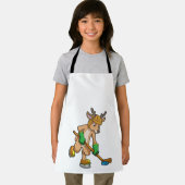 Reindeer at Ice hockey with Hockey stick Schort (Insitu)