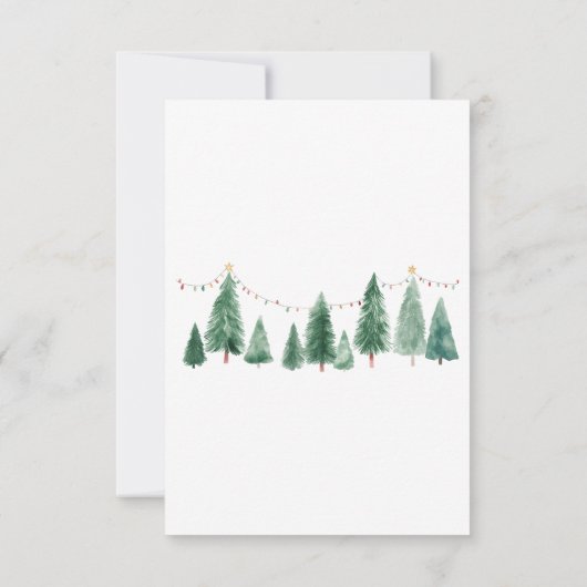 Reindeer Baby Shower Diaper Raffle RSVP Kaartje (Achterkant)