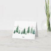 Reindeer Baby Shower Thank You Card Bedankkaart (Achterkant)
