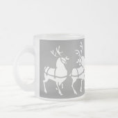 Reindeer Beer Glass Festive Mok kerstcadeaus (Links)
