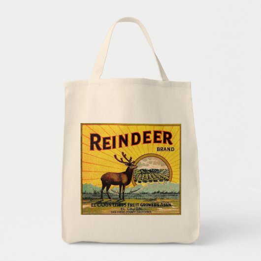 REINDEER BRAND TOTE BAG (Voorkant)
