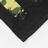 Reindeer Camo American Flag Christmas Pajama X-mas Fleece Deken (Hoek)