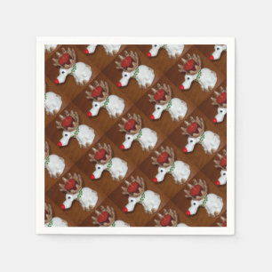 Reindeer-Candle Servetten