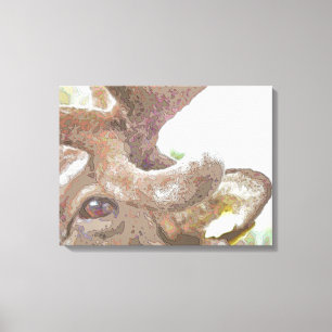 REINDEER CANVAS AFDRUK