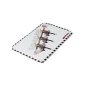 Reindeer Chorus Line Bath Mat (Gekanteld)