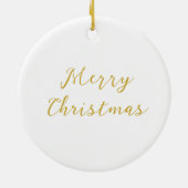 Reindeer Christmas Ceramic Ornament (Achterkant)