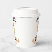 Reindeer Christmas Papieren Bekers (Links)